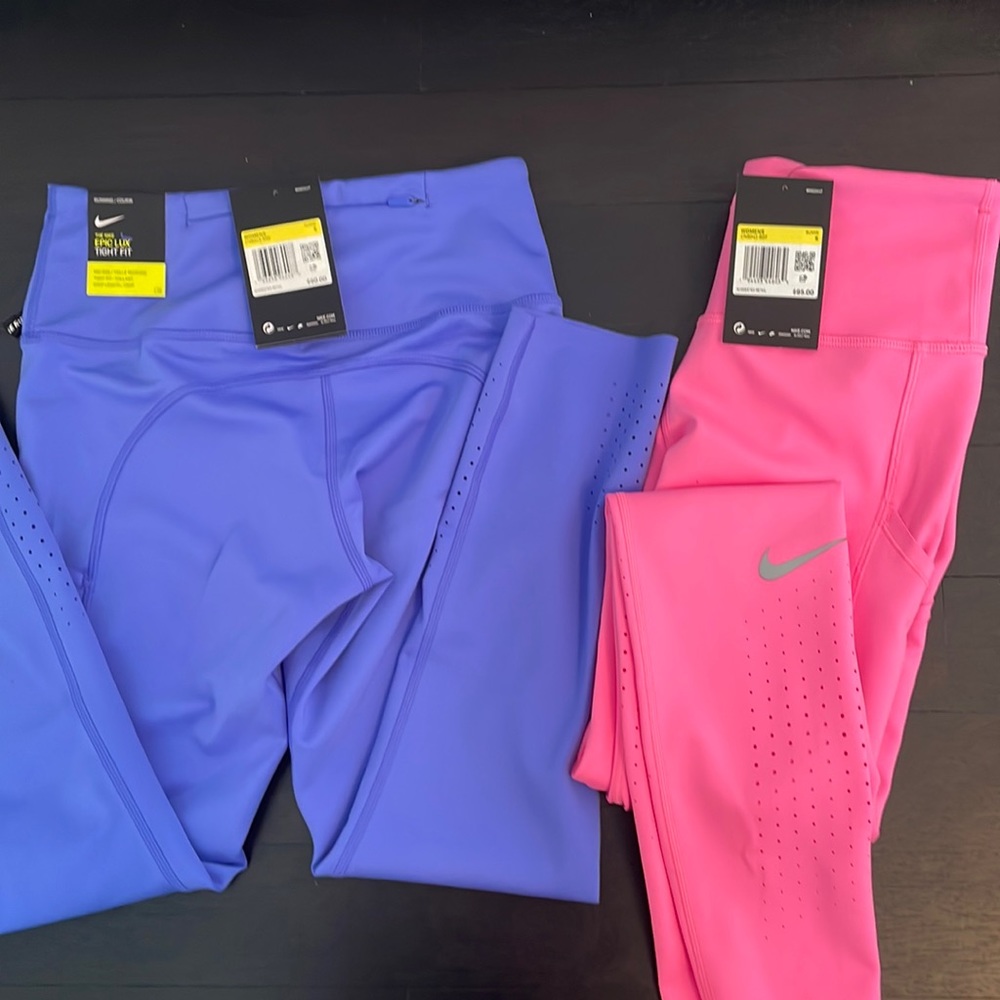 Women’s Nike Epic Lux Tight Fit. Purple and Pink Bundle
